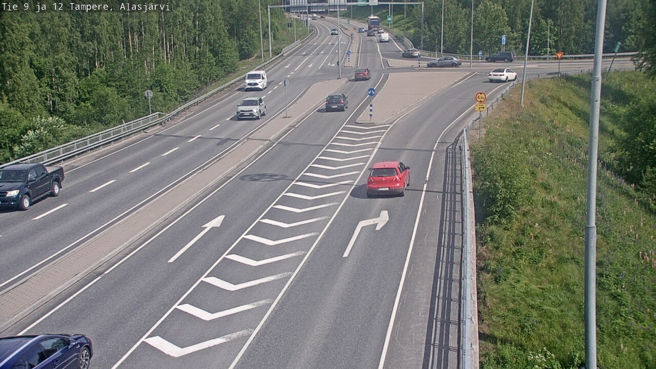 Kelikamerat Kuva Tie 12 Tampere, Alasjärvi, Tampere, Pirkanmaa