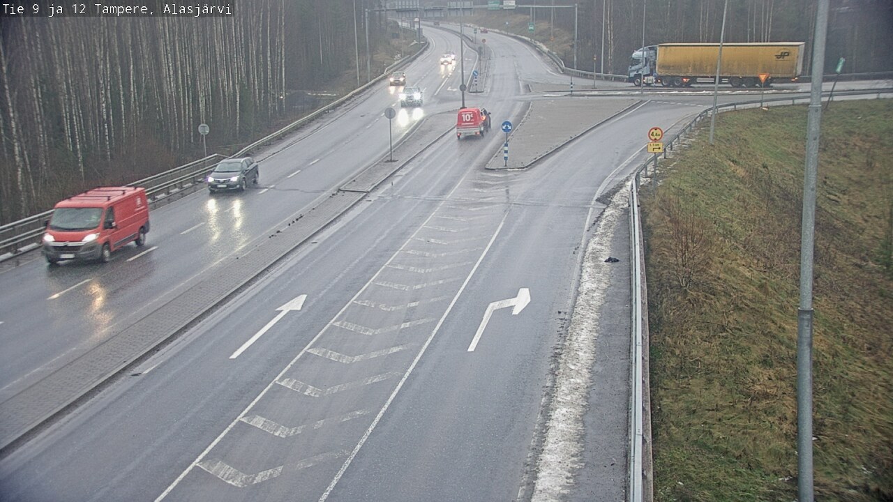 Weather Camera Image Väg 12 Tammerfors, Alasjärvi, Tampere, Pirkanmaa