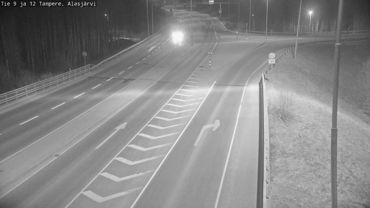 Weather Camera Image Väg 12 Tammerfors, Alasjärvi, Tampere, Pirkanmaa
