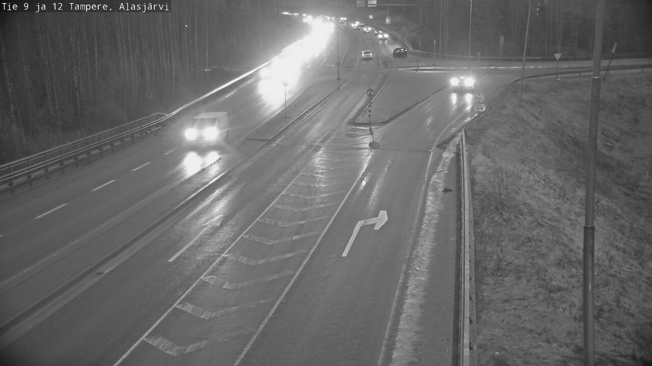 Weather Camera Image Väg 12 Tammerfors, Alasjärvi, Tampere, Pirkanmaa