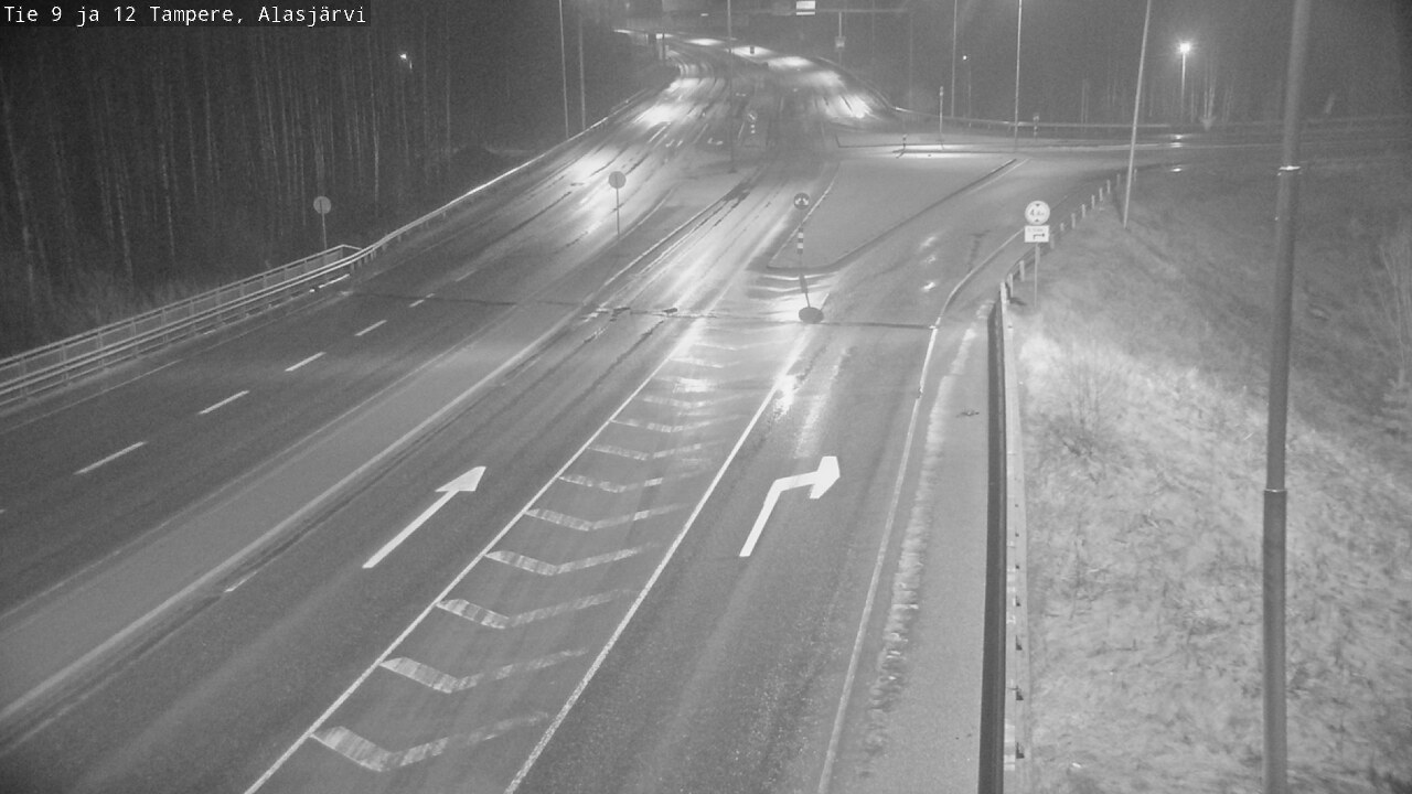 Weather Camera Image Väg 12 Tammerfors, Alasjärvi, Tampere, Pirkanmaa