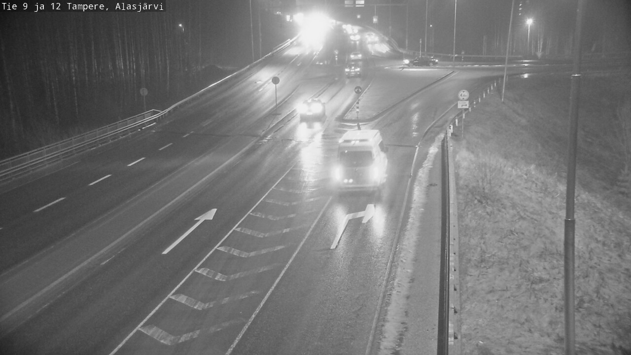 Weather Camera Image Väg 12 Tammerfors, Alasjärvi, Tampere, Pirkanmaa