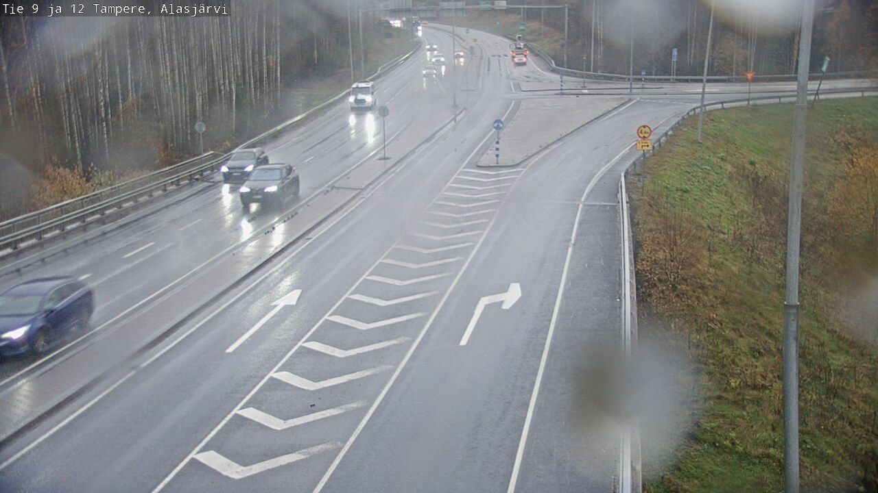 Weather Camera Image Väg 12 Tammerfors, Alasjärvi, Tampere, Pirkanmaa