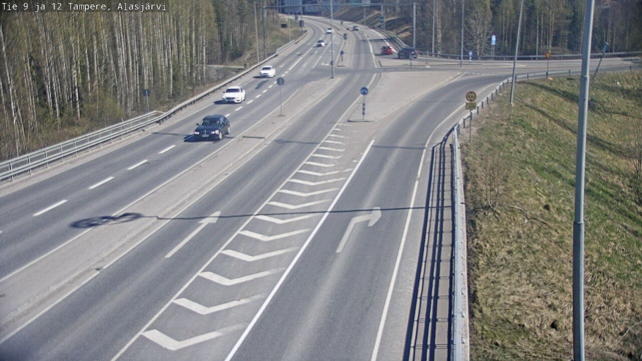 Weather Camera Image Väg 12 Tammerfors, Alasjärvi, Tampere, Pirkanmaa