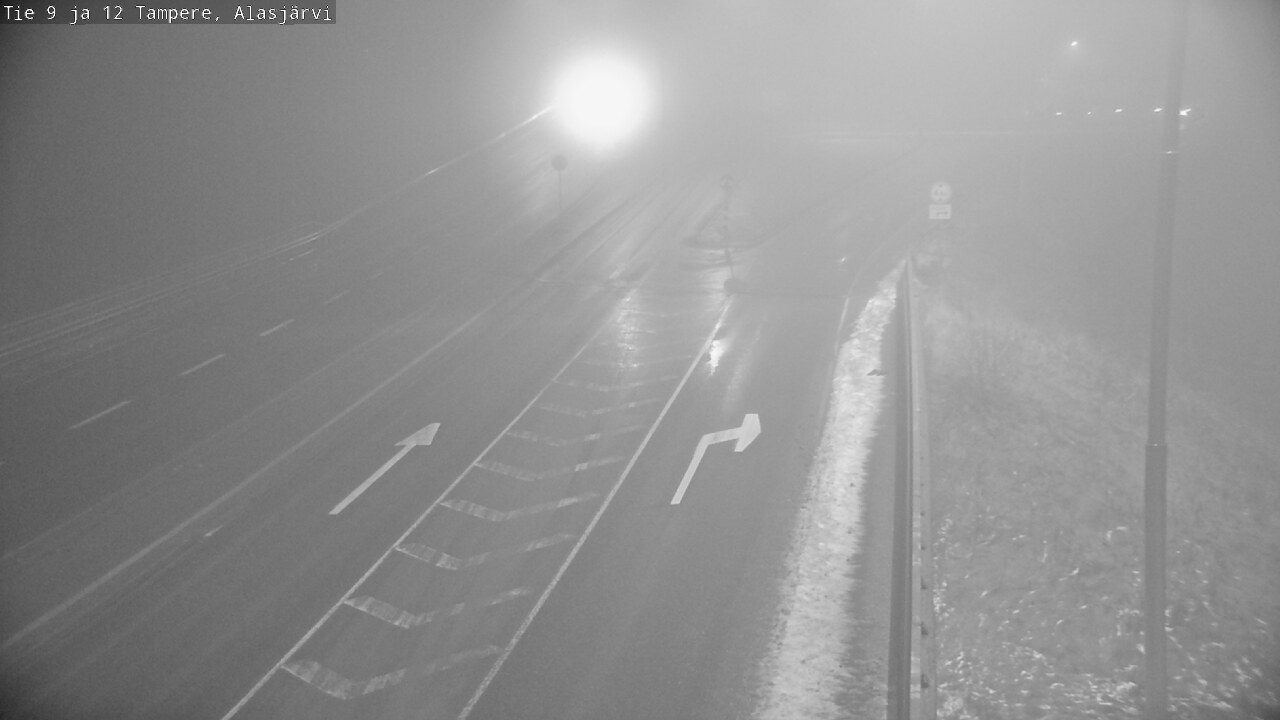 Weather Camera Image Road 12 Tampere, Alasjärvi, Tampere, Pirkanmaa