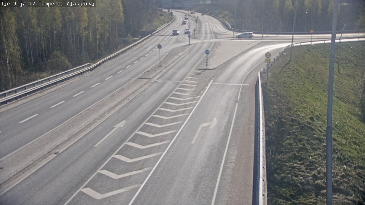 Weather Camera Image Väg 12 Tammerfors, Alasjärvi, Tampere, Pirkanmaa