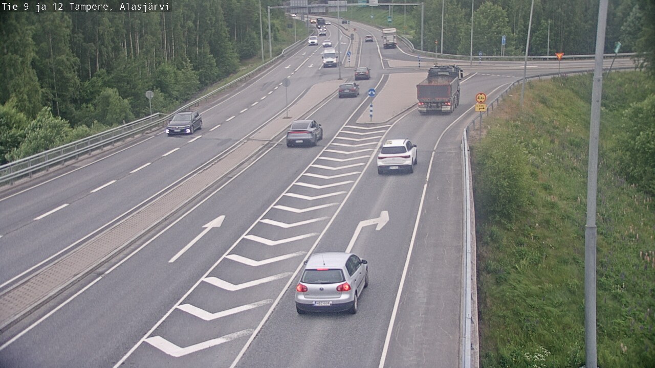Weather Camera Image Väg 12 Tammerfors, Alasjärvi, Tampere, Pirkanmaa