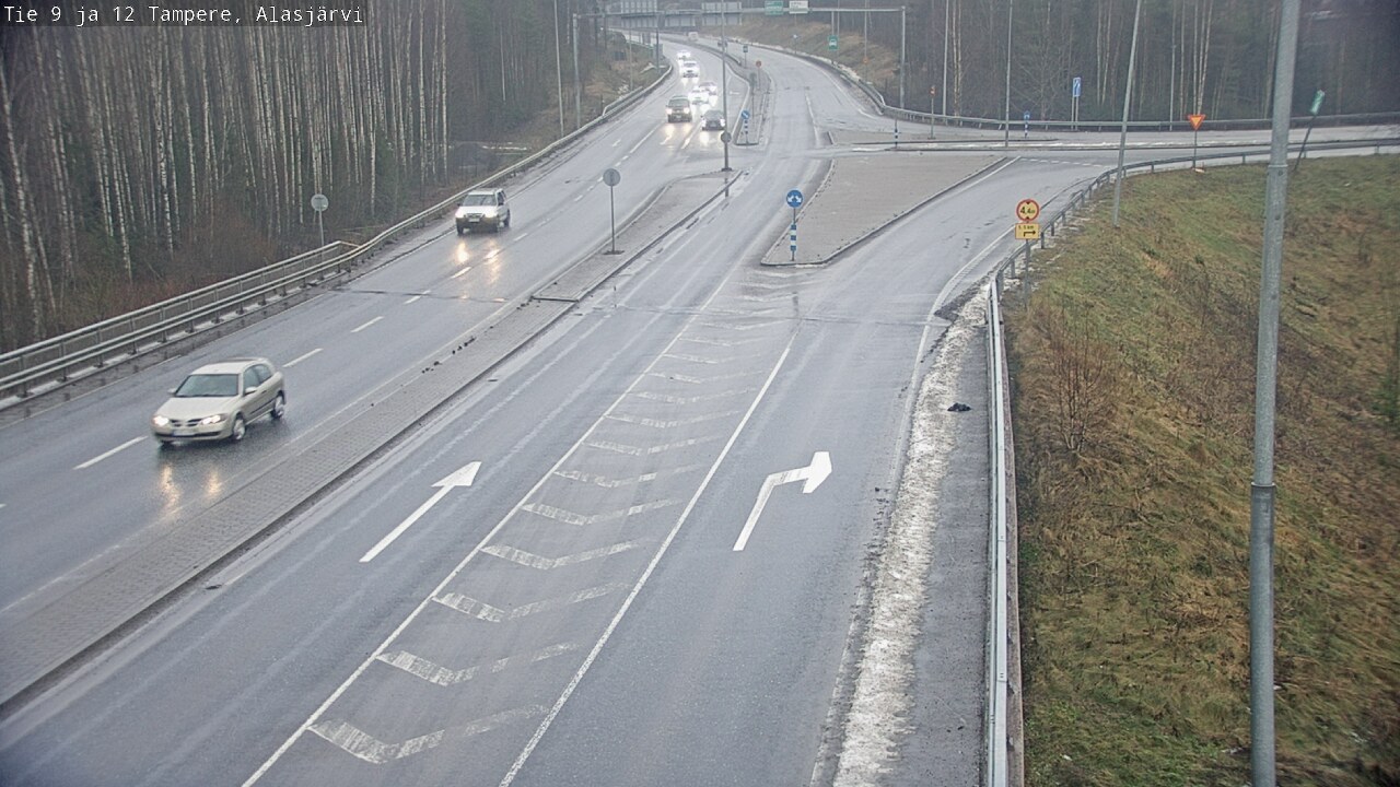 Weather Camera Image Väg 12 Tammerfors, Alasjärvi, Tampere, Pirkanmaa