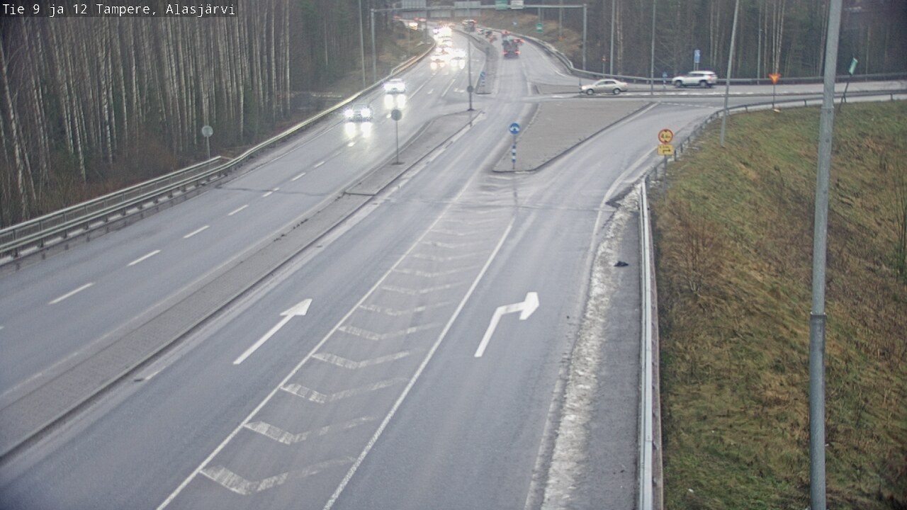 Weather Camera Image Väg 12 Tammerfors, Alasjärvi, Tampere, Pirkanmaa