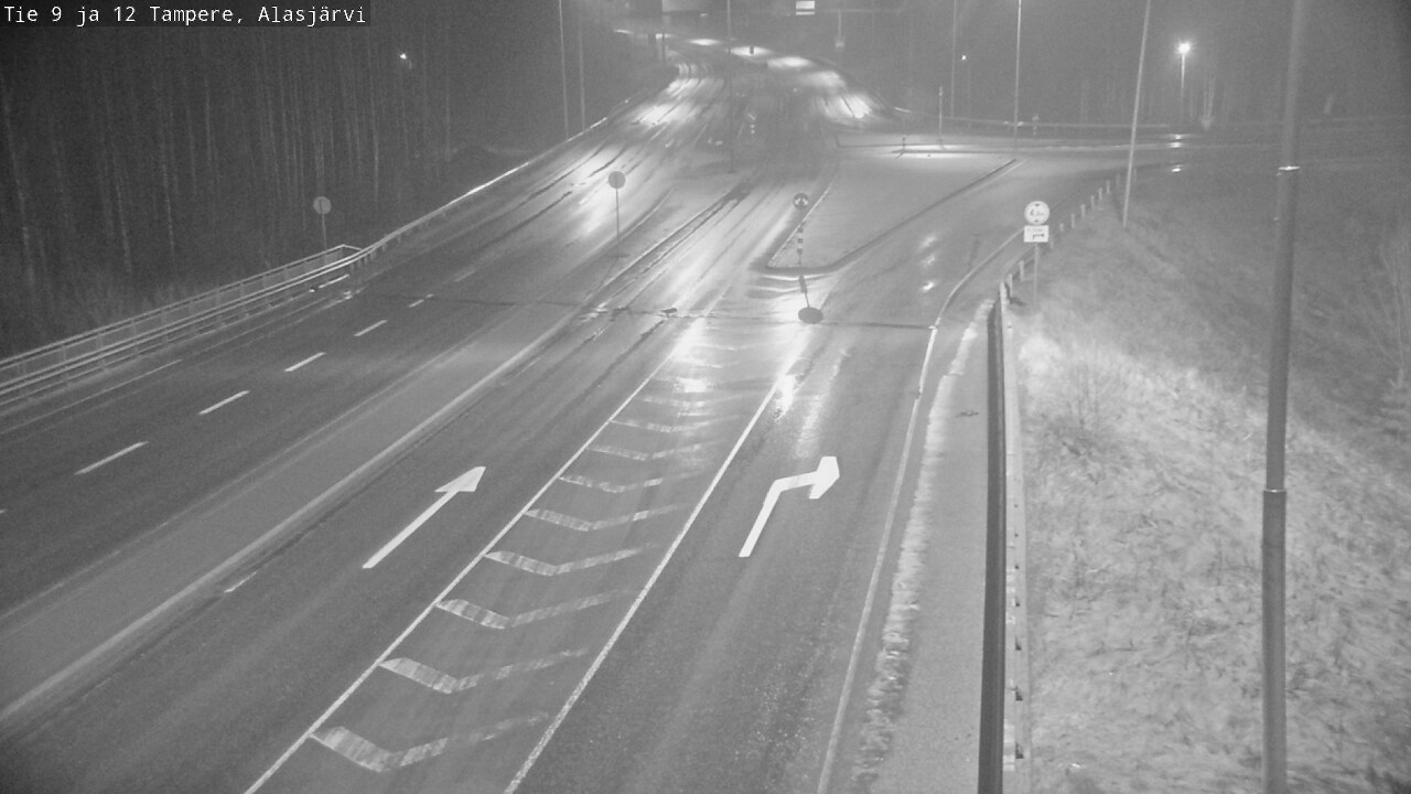 Weather Camera Image Väg 12 Tammerfors, Alasjärvi, Tampere, Pirkanmaa