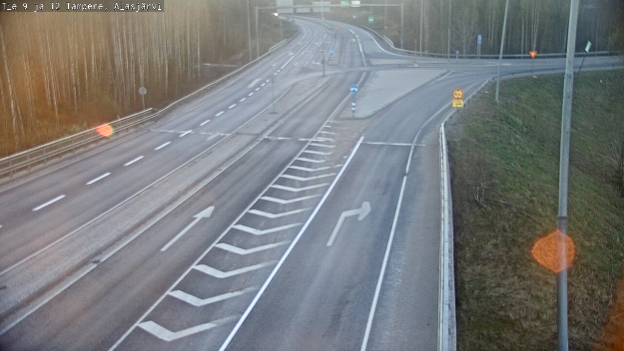 Weather Camera Image Väg 12 Tammerfors, Alasjärvi, Tampere, Pirkanmaa