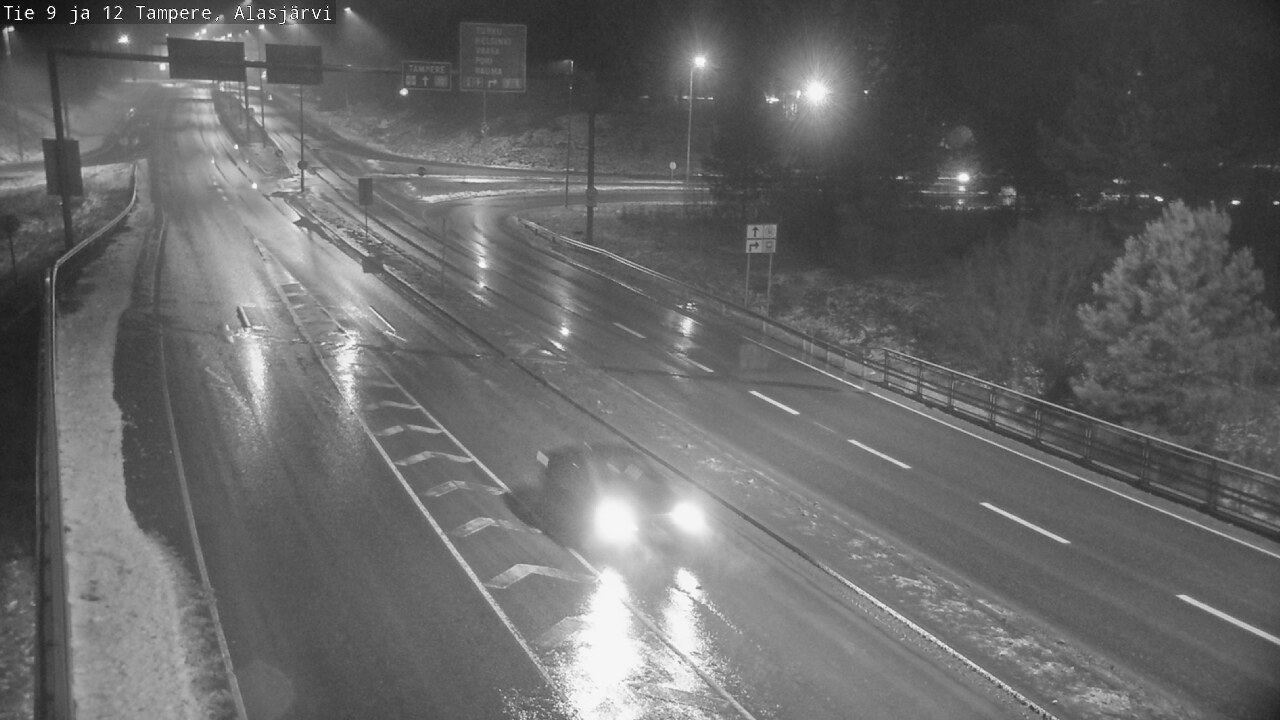 Weather Camera Image Väg 12 Tammerfors, Alasjärvi, Tampere, Pirkanmaa