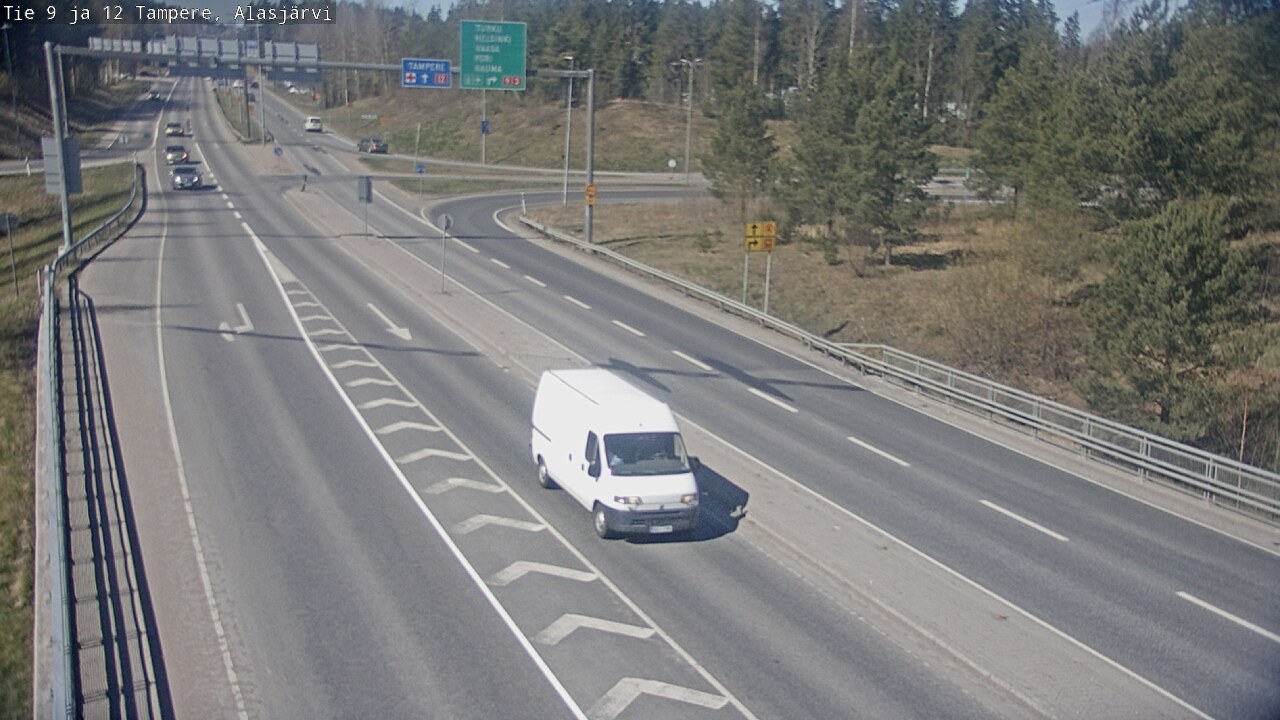 Kelikamerat Kuva Tie 12 Tampere, Alasjärvi, Tampere, Pirkanmaa