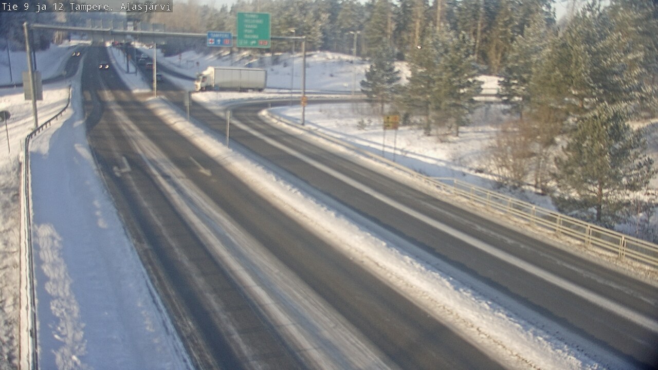 Weather Camera Image Väg 12 Tammerfors, Alasjärvi, Tampere, Pirkanmaa