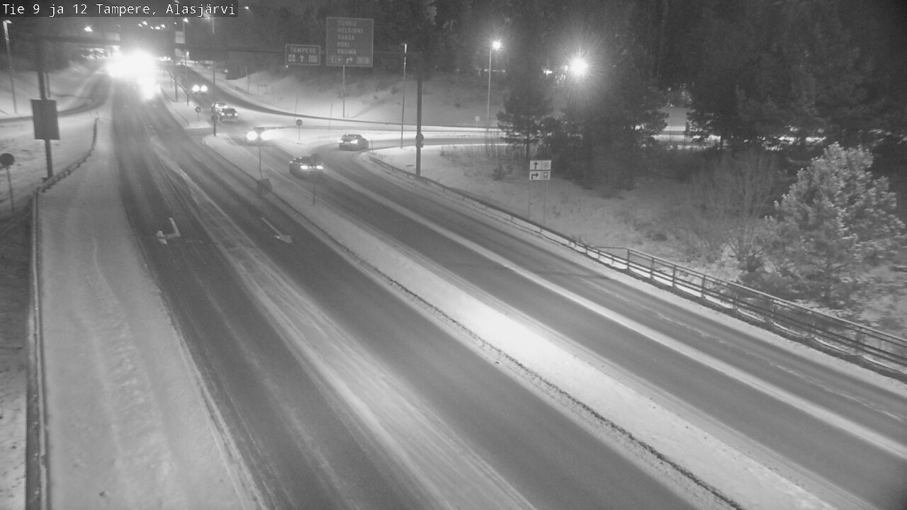 Weather Camera Image Road 12 Tampere, Alasjärvi, Tampere, Pirkanmaa