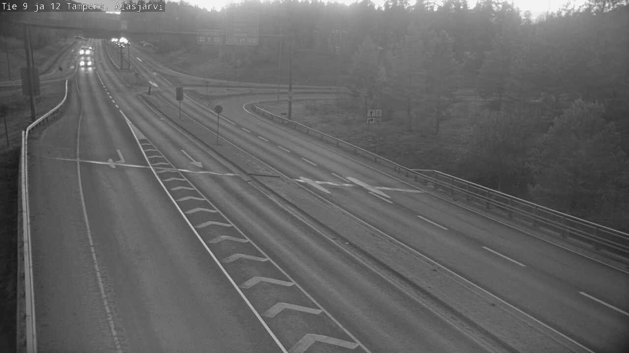 Weather Camera Image Road 12 Tampere, Alasjärvi, Tampere, Pirkanmaa