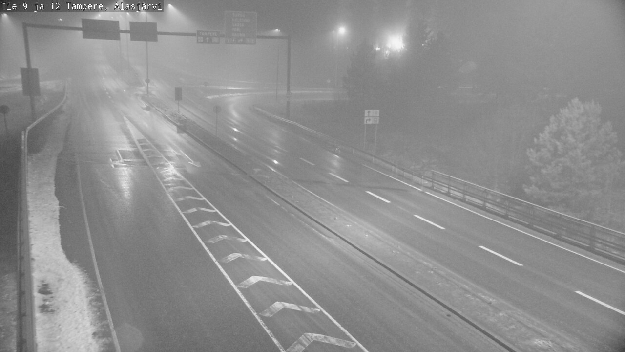 Weather Camera Image Väg 12 Tammerfors, Alasjärvi, Tampere, Pirkanmaa
