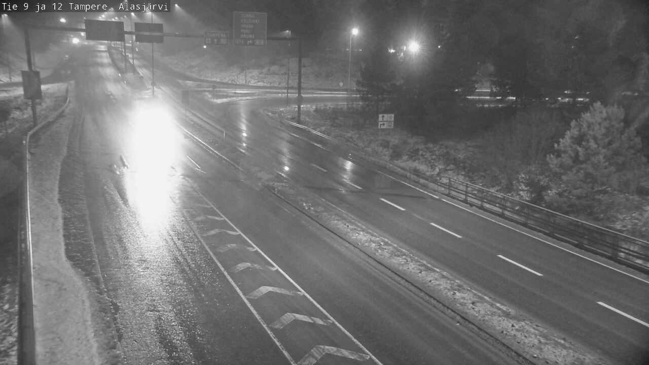 Weather Camera Image Väg 12 Tammerfors, Alasjärvi, Tampere, Pirkanmaa