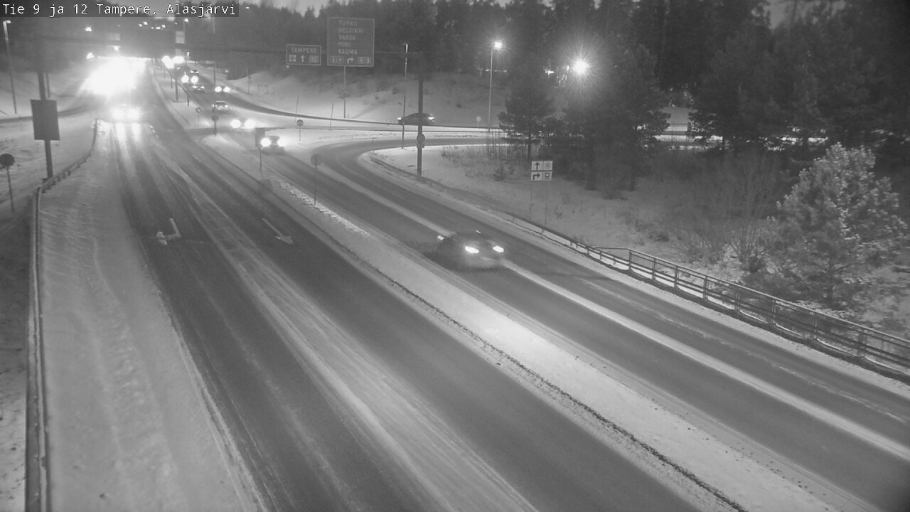 Weather Camera Image Road 12 Tampere, Alasjärvi, Tampere, Pirkanmaa