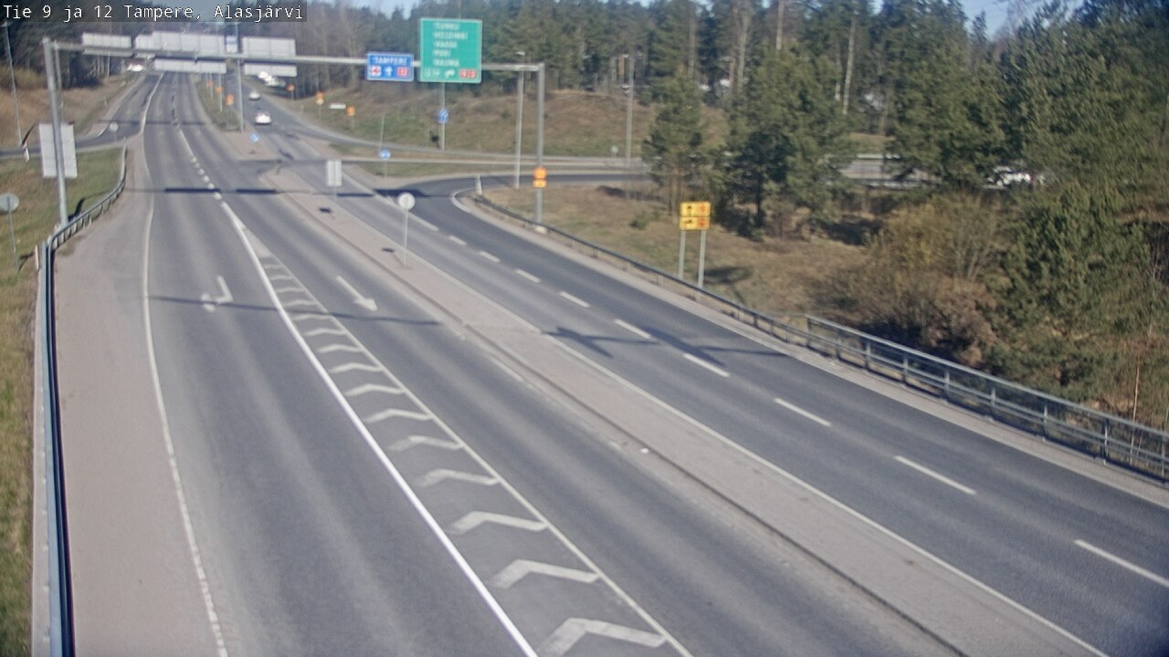 Kelikamerat Kuva Tie 12 Tampere, Alasjärvi, Tampere, Pirkanmaa