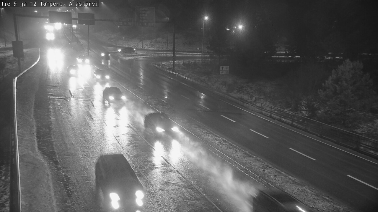 Weather Camera Image Väg 12 Tammerfors, Alasjärvi, Tampere, Pirkanmaa