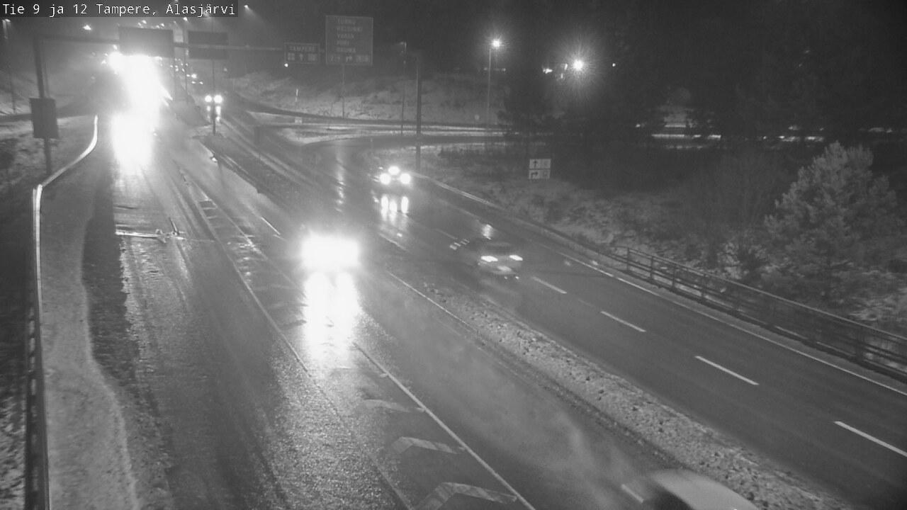 Weather Camera Image Väg 12 Tammerfors, Alasjärvi, Tampere, Pirkanmaa