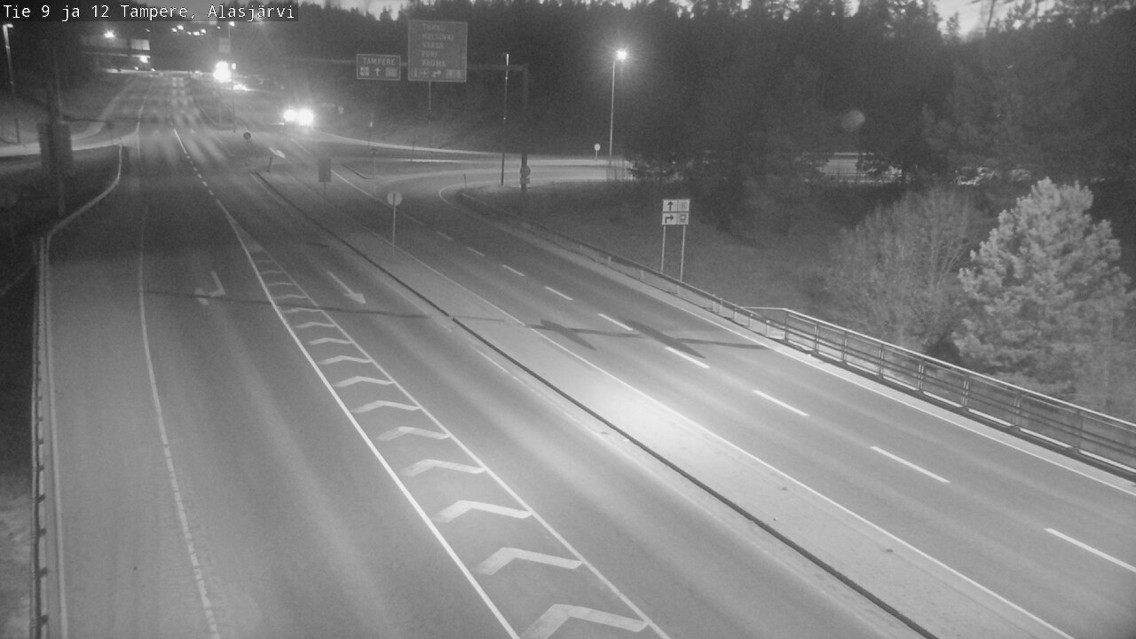 Weather Camera Image Väg 12 Tammerfors, Alasjärvi, Tampere, Pirkanmaa