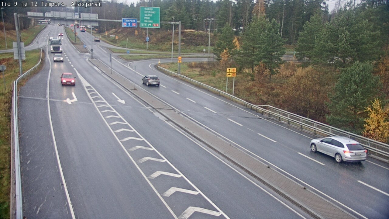 Kelikamerat Kuva Tie 12 Tampere, Alasjärvi, Tampere, Pirkanmaa