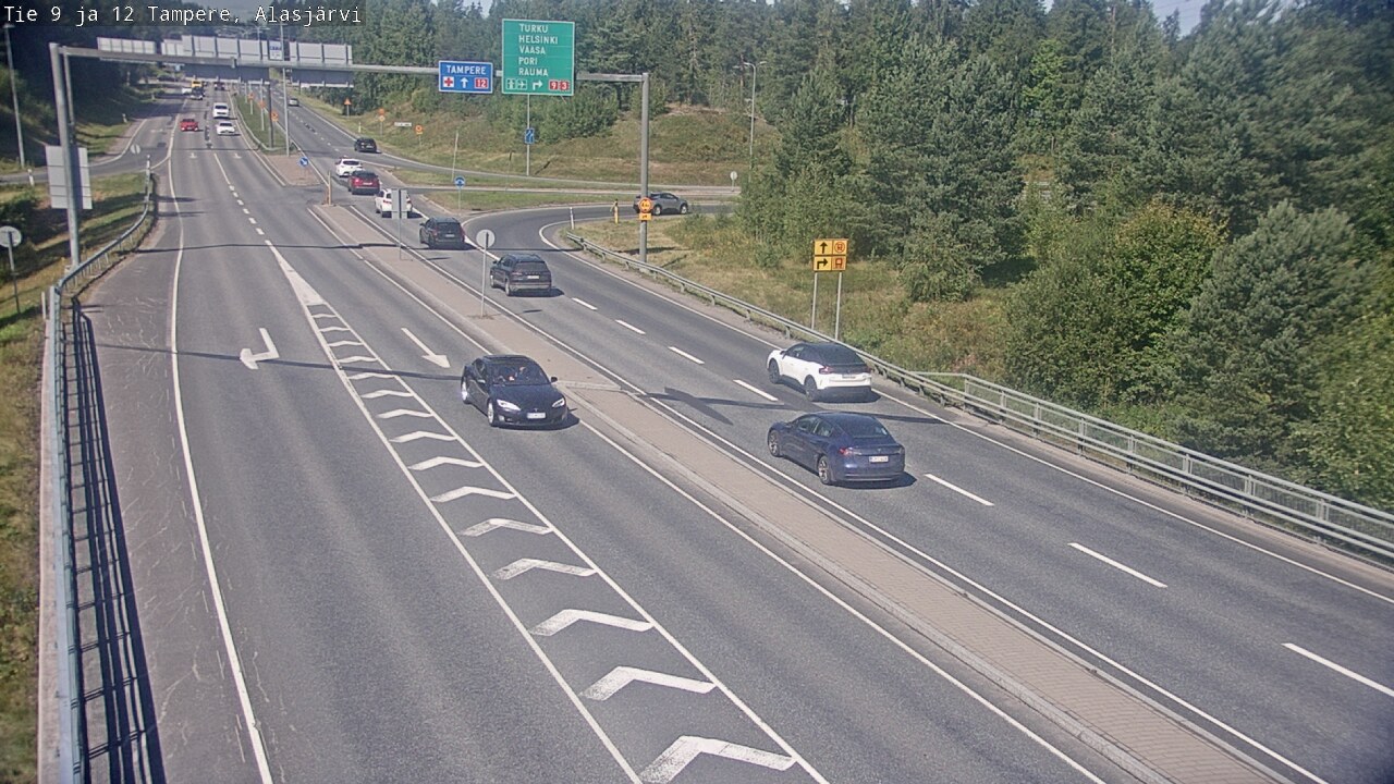 Kelikamerat Kuva Tie 12 Tampere, Alasjärvi, Tampere, Pirkanmaa