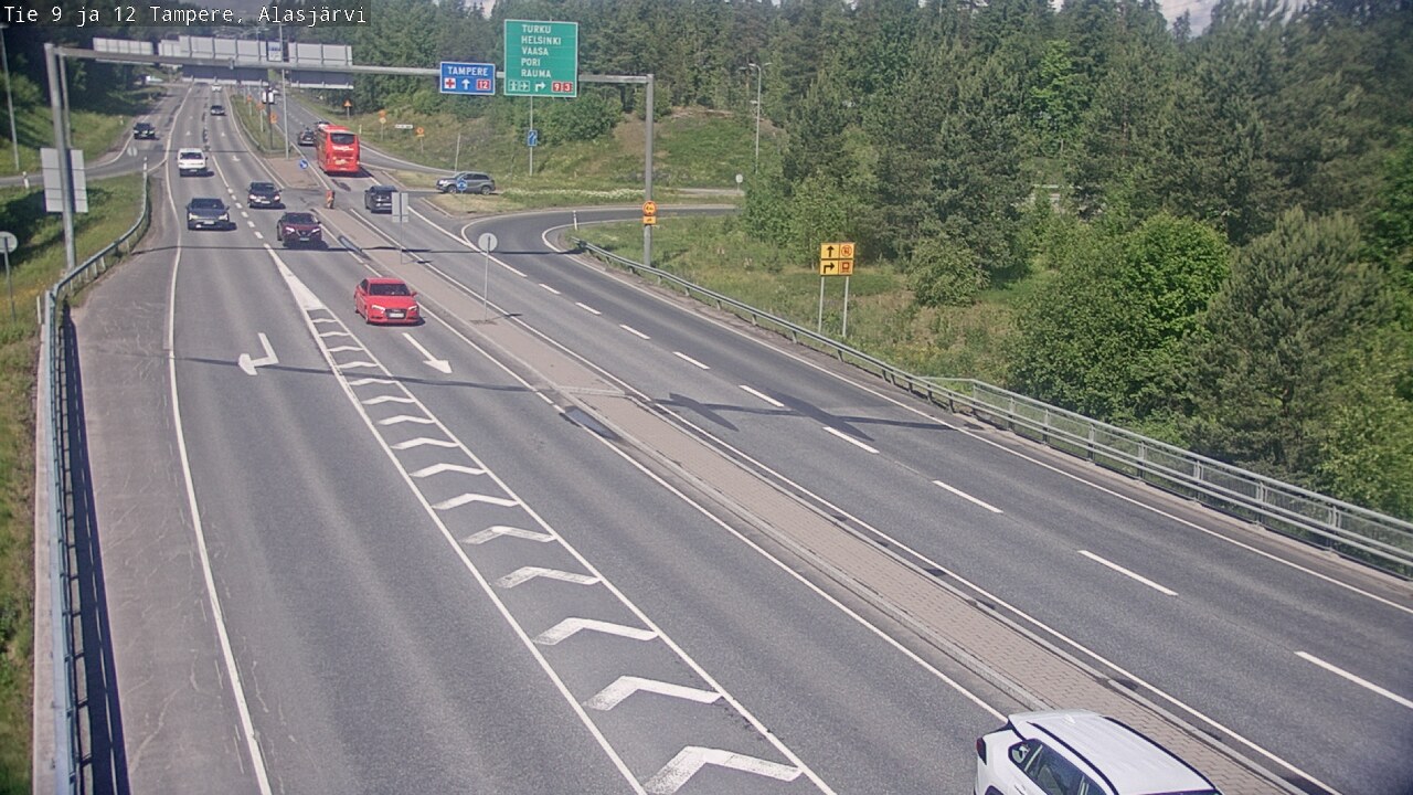 Kelikamerat Kuva Tie 12 Tampere, Alasjärvi, Tampere, Pirkanmaa