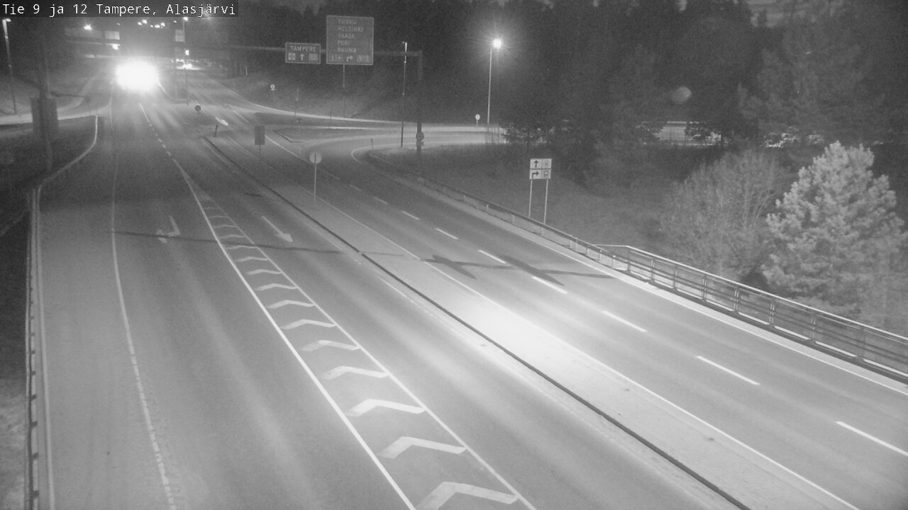 Weather Camera Image Väg 12 Tammerfors, Alasjärvi, Tampere, Pirkanmaa