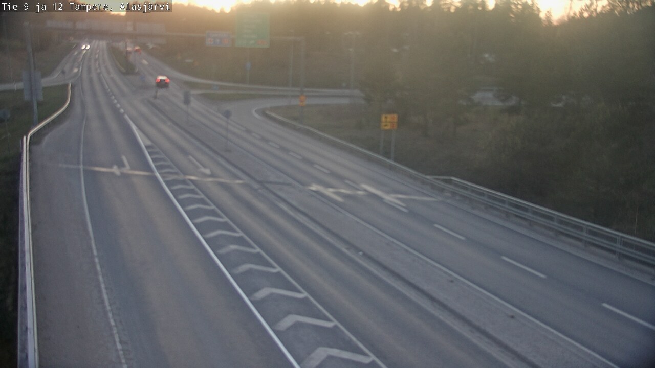 Weather Camera Image Road 12 Tampere, Alasjärvi, Tampere, Pirkanmaa