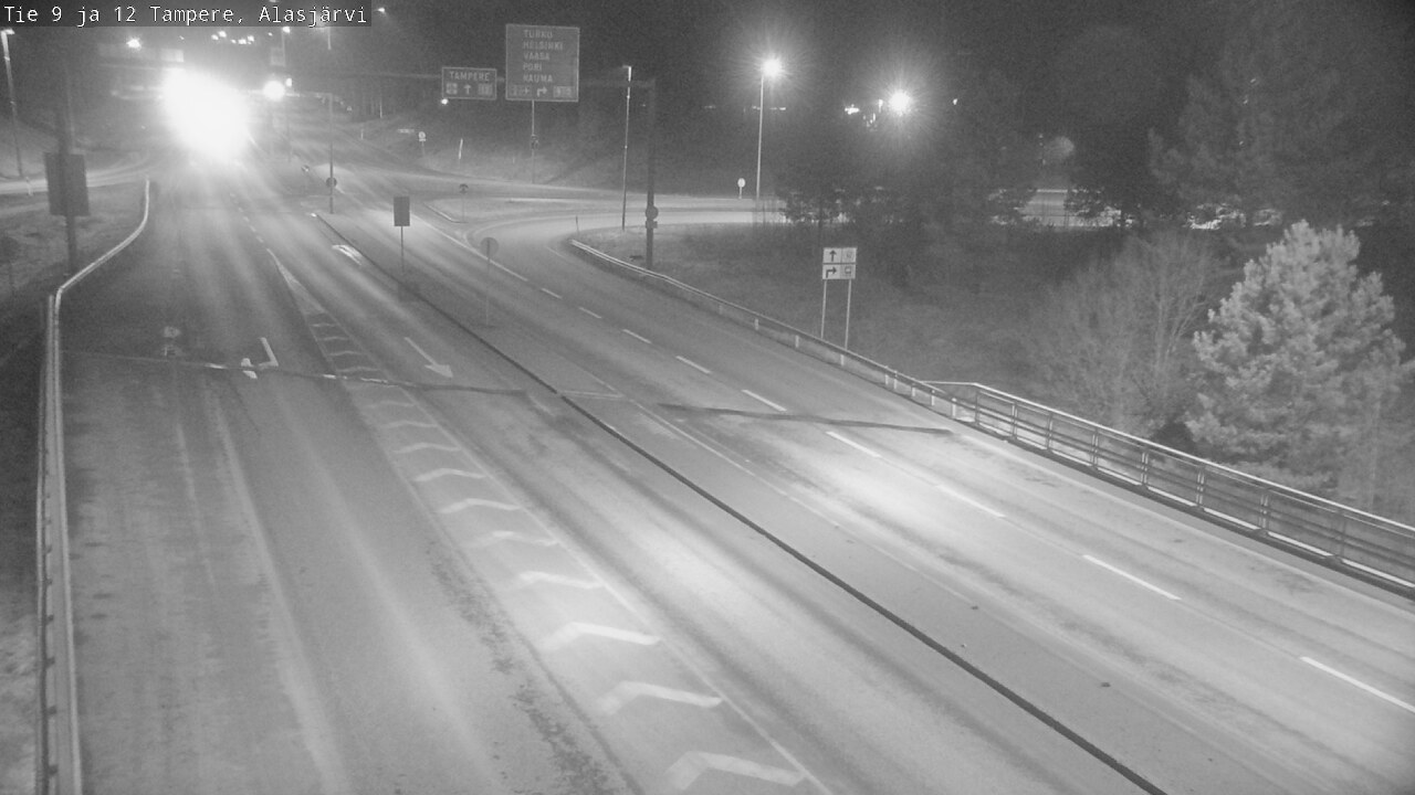 Weather Camera Image Väg 12 Tammerfors, Alasjärvi, Tampere, Pirkanmaa