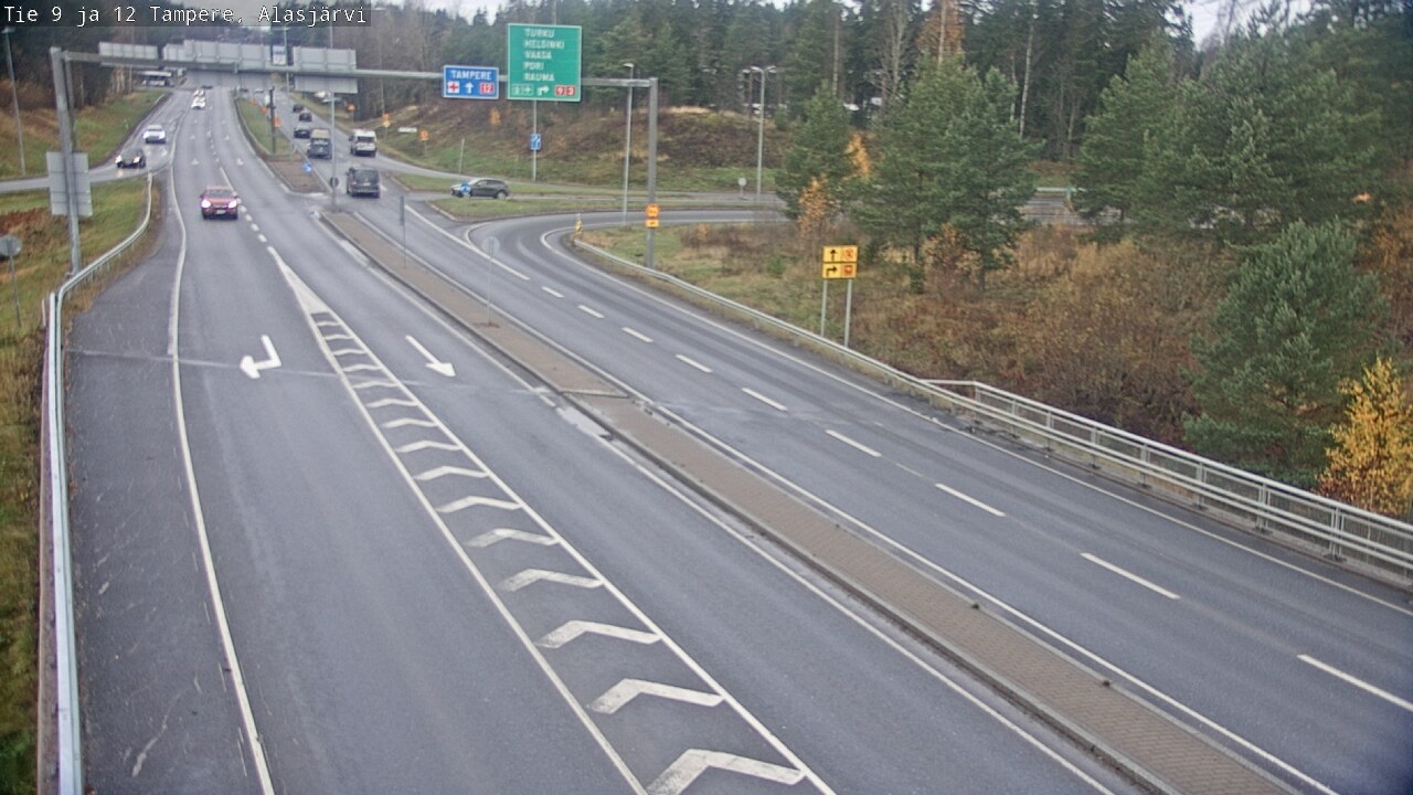 Kelikamerat Kuva Tie 12 Tampere, Alasjärvi, Tampere, Pirkanmaa