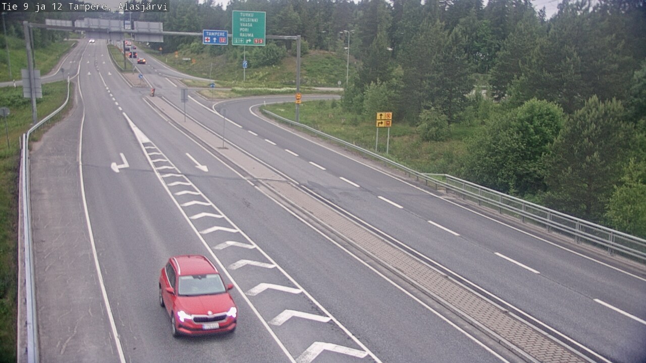 Kelikamerat Kuva Tie 12 Tampere, Alasjärvi, Tampere, Pirkanmaa