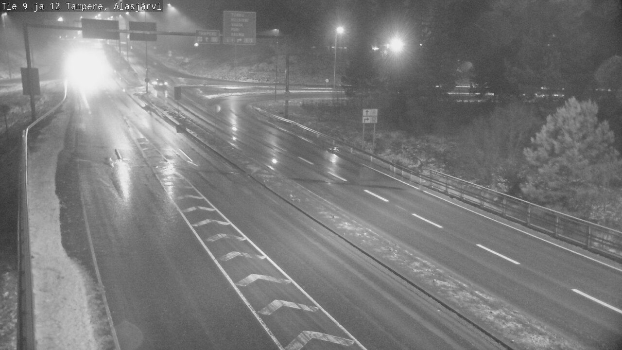 Weather Camera Image Väg 12 Tammerfors, Alasjärvi, Tampere, Pirkanmaa