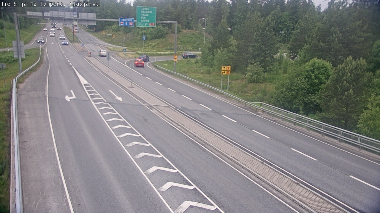 Weather Camera Image Väg 12 Tammerfors, Alasjärvi, Tampere, Pirkanmaa