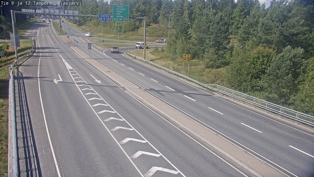 Kelikamerat Kuva Tie 12 Tampere, Alasjärvi, Tampere, Pirkanmaa