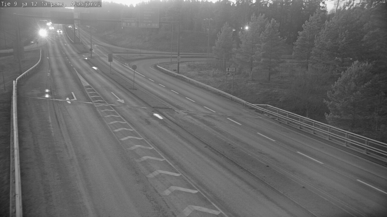Weather Camera Image Road 12 Tampere, Alasjärvi, Tampere, Pirkanmaa