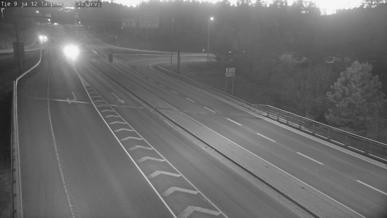 Weather Camera Image Väg 12 Tammerfors, Alasjärvi, Tampere, Pirkanmaa