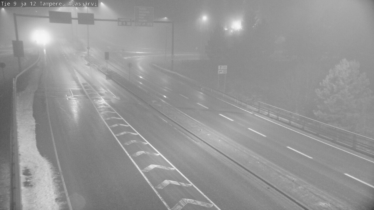 Weather Camera Image Väg 12 Tammerfors, Alasjärvi, Tampere, Pirkanmaa