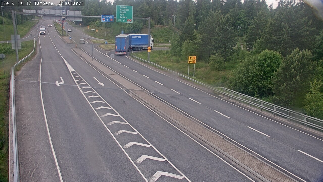 Kelikamerat Kuva Tie 12 Tampere, Alasjärvi, Tampere, Pirkanmaa