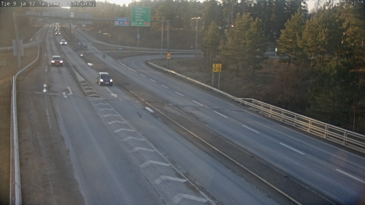 Weather Camera Image Road 12 Tampere, Alasjärvi, Tampere, Pirkanmaa