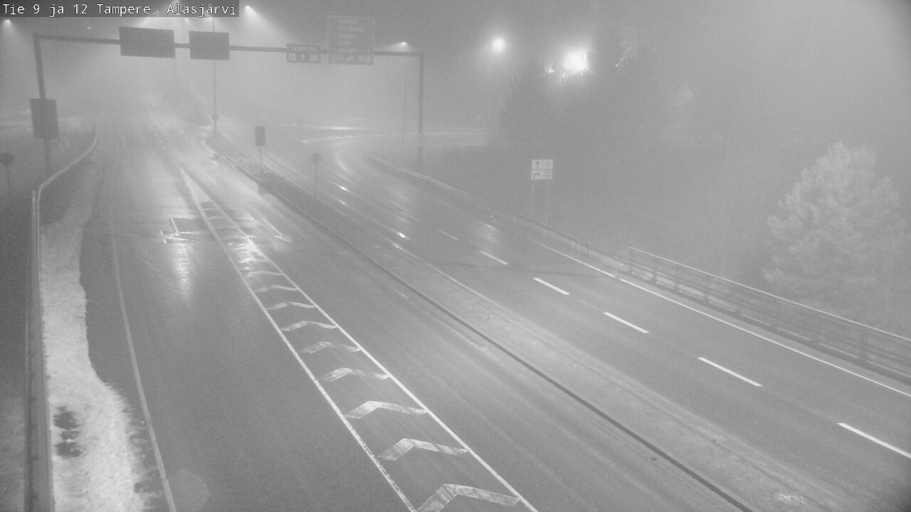 Weather Camera Image Väg 12 Tammerfors, Alasjärvi, Tampere, Pirkanmaa