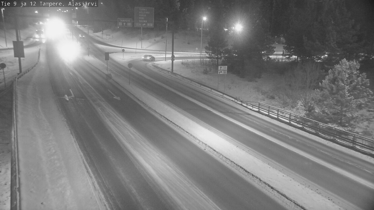 Weather Camera Image Road 12 Tampere, Alasjärvi, Tampere, Pirkanmaa