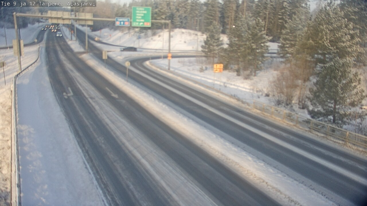 Weather Camera Image Väg 12 Tammerfors, Alasjärvi, Tampere, Pirkanmaa