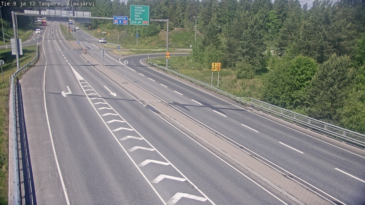 Kelikamerat Kuva Tie 12 Tampere, Alasjärvi, Tampere, Pirkanmaa