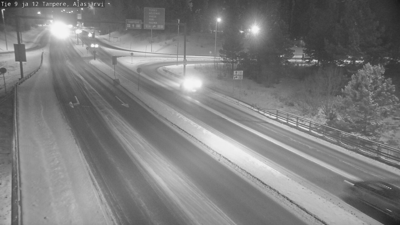 Weather Camera Image Road 12 Tampere, Alasjärvi, Tampere, Pirkanmaa