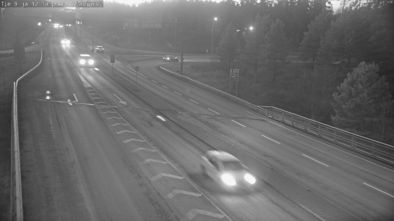 Weather Camera Image Road 12 Tampere, Alasjärvi, Tampere, Pirkanmaa