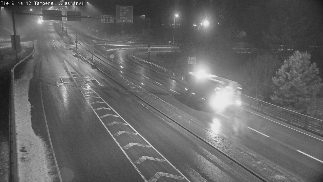 Weather Camera Image Väg 12 Tammerfors, Alasjärvi, Tampere, Pirkanmaa